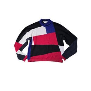 Paradis Perdus Unisex Joseph Sweater Recycled Multicolor Dark 90s Inspired Small